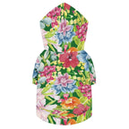 Bright Floral Pet Hoodie (Large Size)