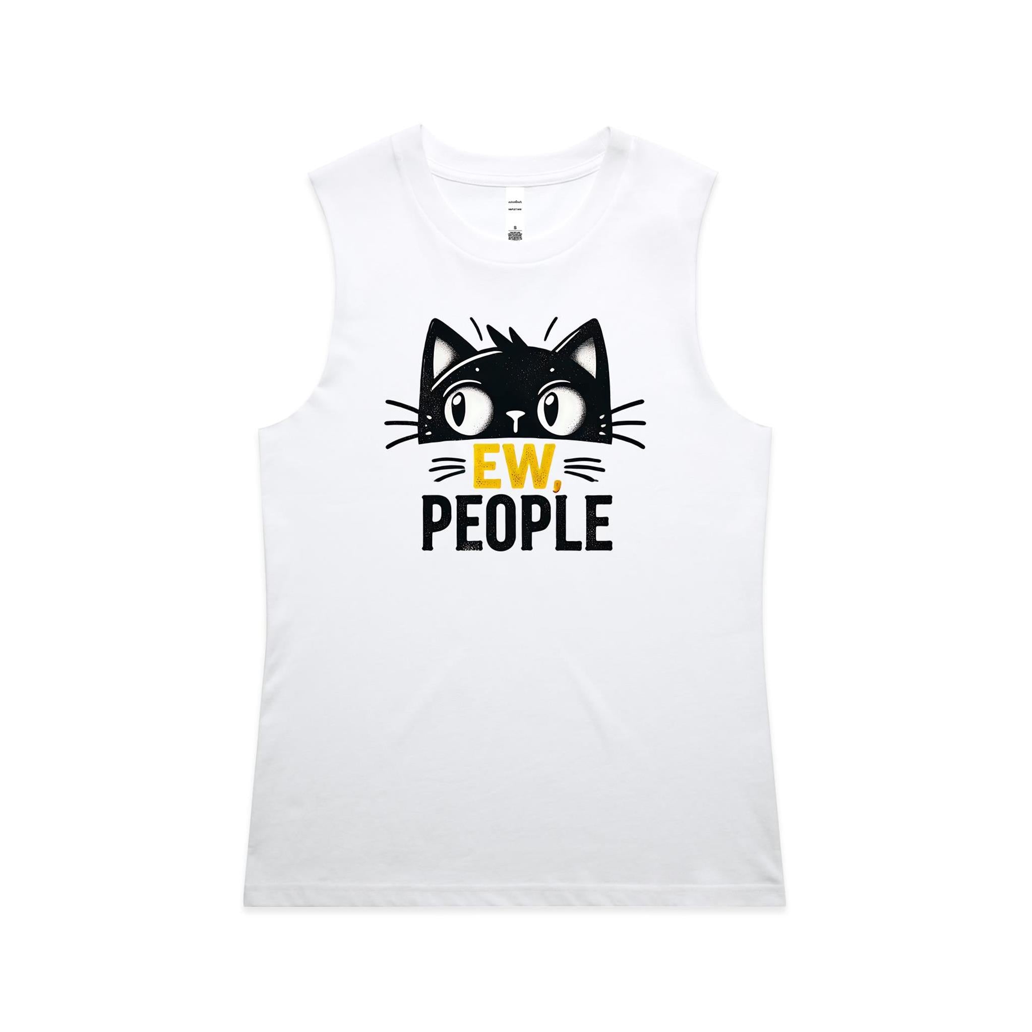 Ew People, Black Cat - AS Colour Women's Maple Tank