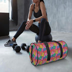 Bright And Bold Flowers Duffle Bag Duffle Bag Printed Offshore