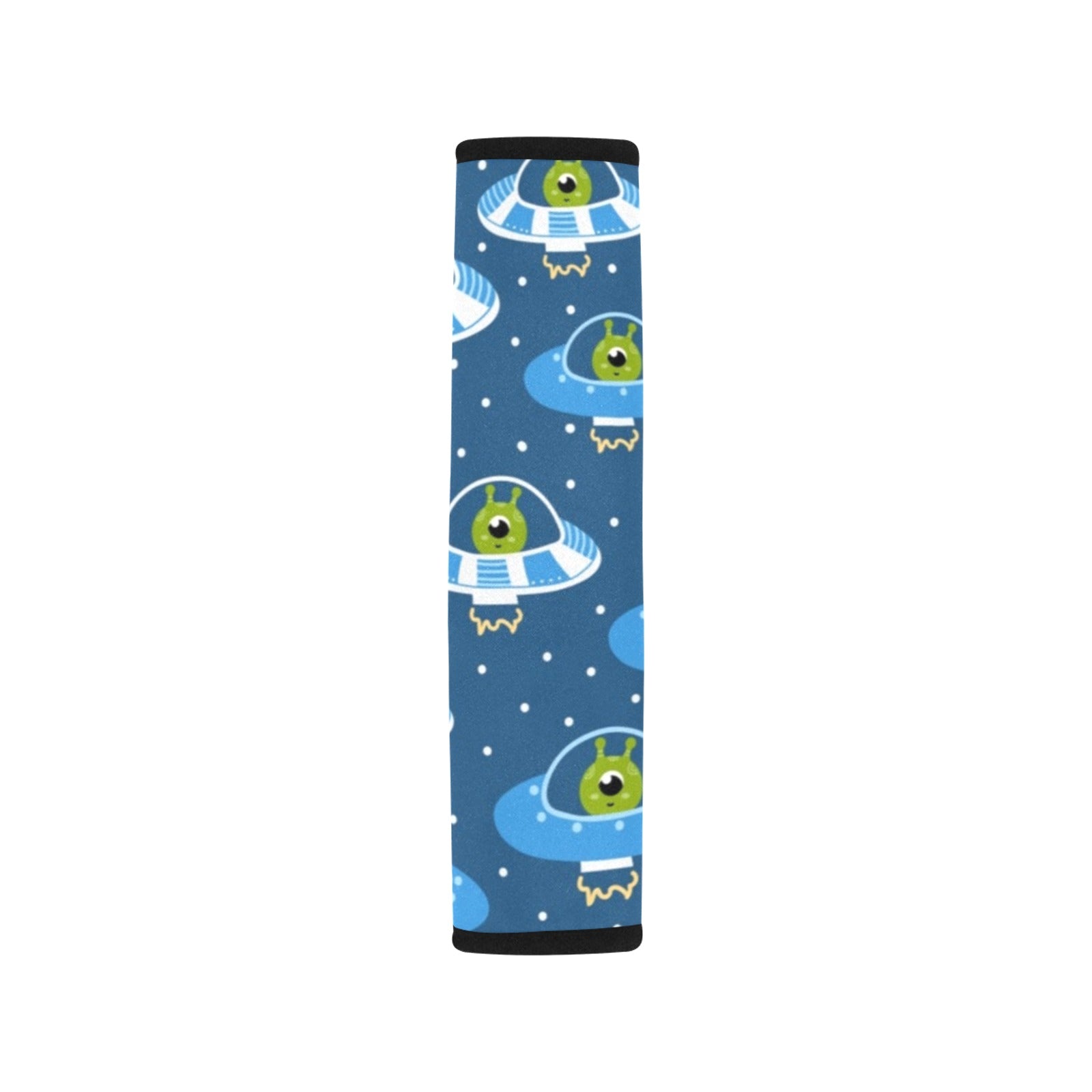 Cute Aliens in UFOs - Car Seat Belt Cover 7''x10'' (Pack of 2) Car Seat Belt Cover 7x10 (Pack of 2) Printed Offshore