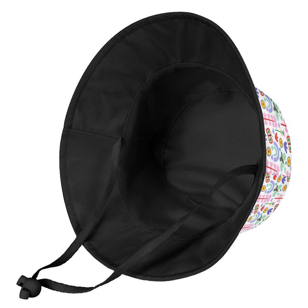 Rainbows And Butterflies Kids Bucket Hat Kids Bucket Hat animal Printed Offshore