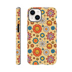 Hippy Flower - Apple iPhone Tough case iPhone 14 iPhone Tough Case Globally Fulfilled Retro