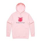 Drummer By Night - Mens Hoodie Pink Mens Hoodie Music Printed In Australia