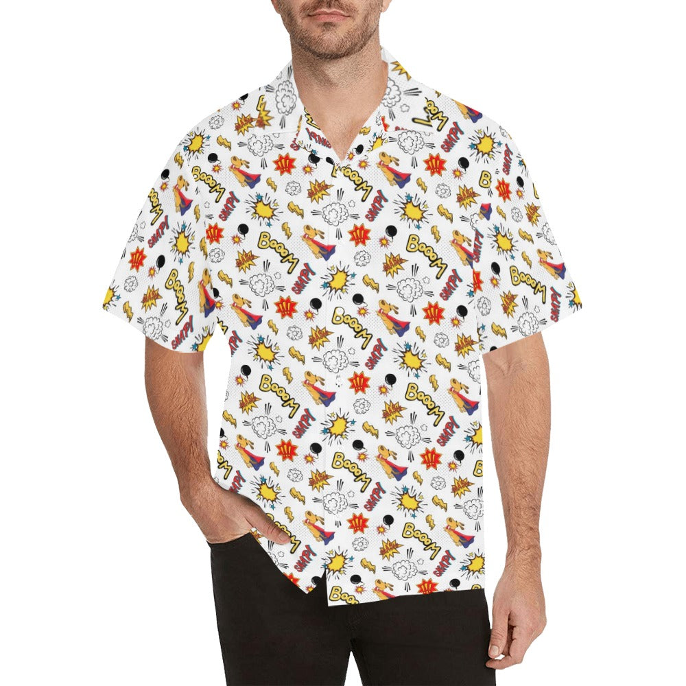 Super Dog - Mens Hawaiian Shirt