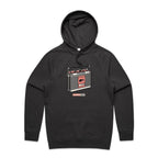 Classic Rock, Cassette Player - Mens Hoodie Coal Mens Hoodie Music Printed In Australia