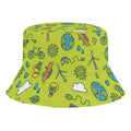 Go Green Kids Bucket Hat black Kids Bucket Hat Environment Printed Offshore
