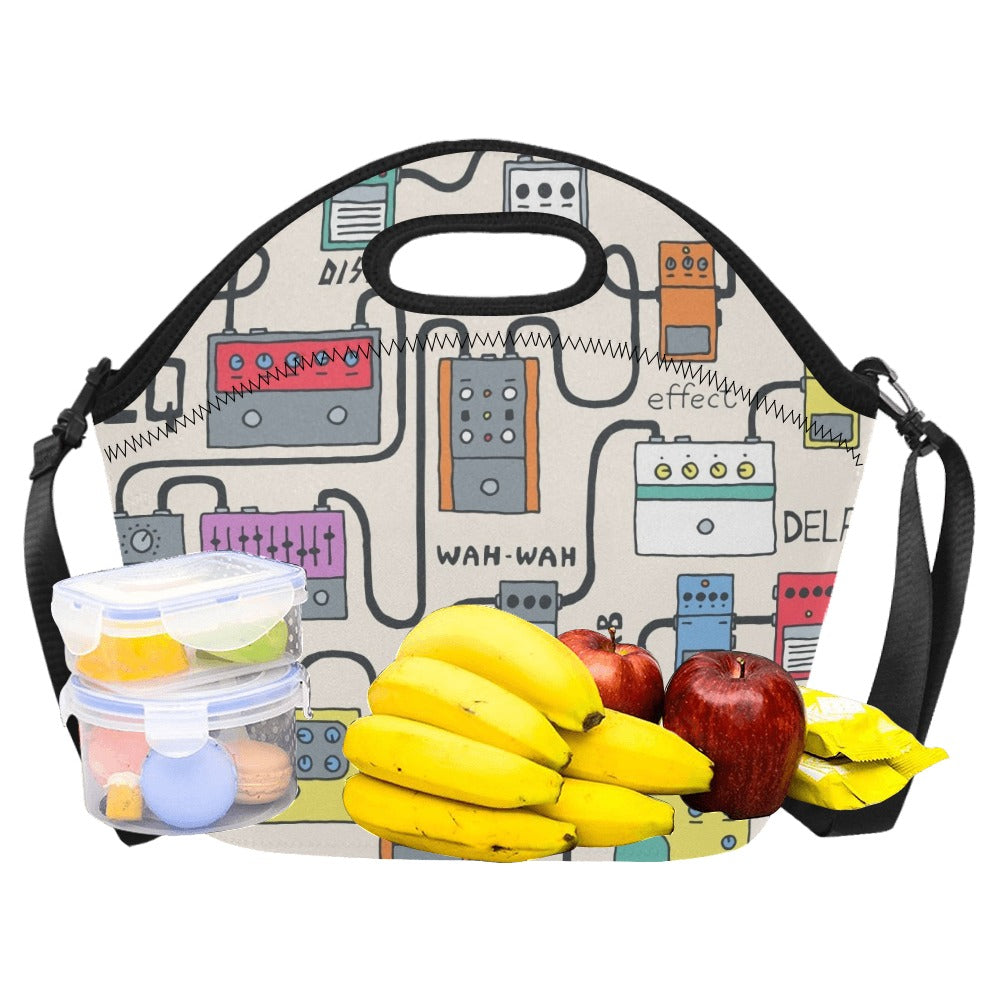 Guitar Pedals - Neoprene Lunch Bag Neoprene Lunch Bag Printed Offshore