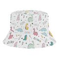 Quirky Dinoaurs Kids Bucket Hat black Kids Bucket Hat animal Printed Offshore