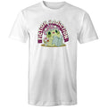 Fiction Addiction Men's AS Colour T-Shirt White Mens T-shirt Printed In Australia Reading