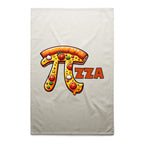 Pi Pizza - AS Colour Tea Towel Cream One Size Tea Towel Food Maths Printed In Australia Science