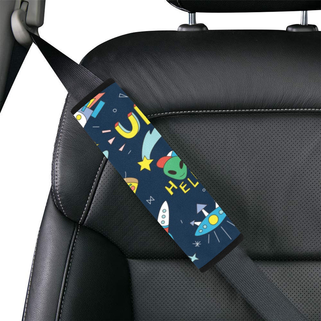 Alien Space Car Seat Belt Cover 7''x10'' (Pack of 2) Car Seat Belt Cover 7x10 (Pack of 2) Printed Offshore