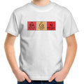 Bacon, Periodic Table - Kids Youth T-Shirt White Kids Youth T-shirt Food Printed In Australia Science