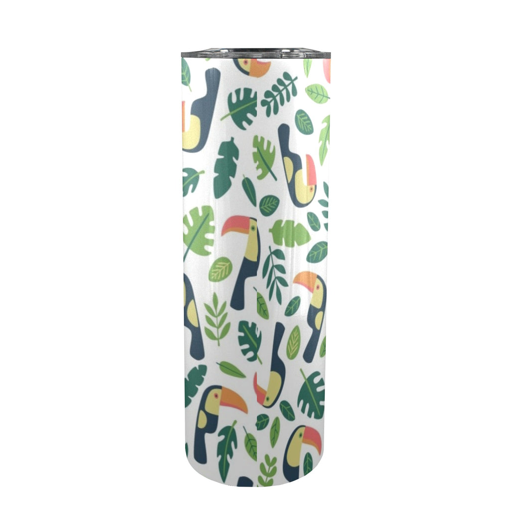 Toucans 20oz Tall Skinny Tumbler with Lid and Straw