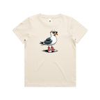 Seagull With Sunglasses And High Tops Kid's AS Colour T-shirt