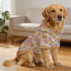 Faded Floral Pet Hoodie (Large Size)