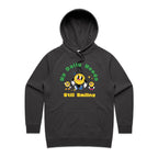 My Daily Moods - Womens Hoodie Coal Womens Hoodie Printed In Australia