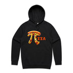 Pi Pizza - Supply Hood Black Mens Hoodie Food Maths Printed In Australia