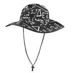 Mathematics Wide Brim Bucket Hat Wide Brim Bucket Hat Maths Printed Offshore
