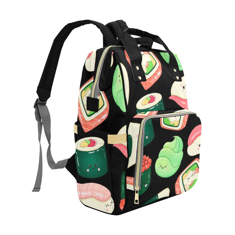 Happy Sushi - Multi-Function Backpack, Nappy / Diaper Bag