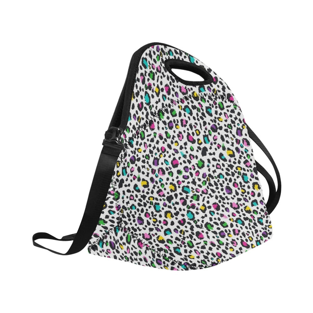 Animal Print In Colour - Neoprene Lunch Bag Neoprene Lunch Bag Printed Offshore