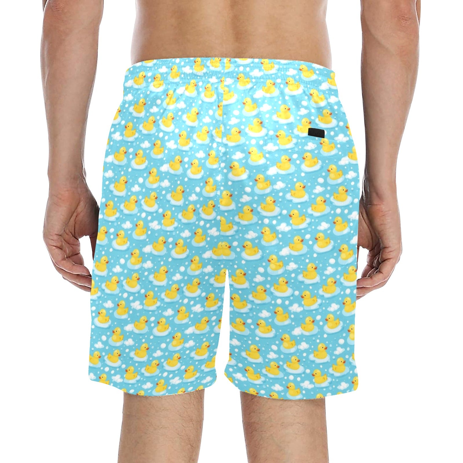 Rubber Ducks Men's Mid-Length Beach Shorts Men's Mid-Length Beach Shorts animal Printed Offshore