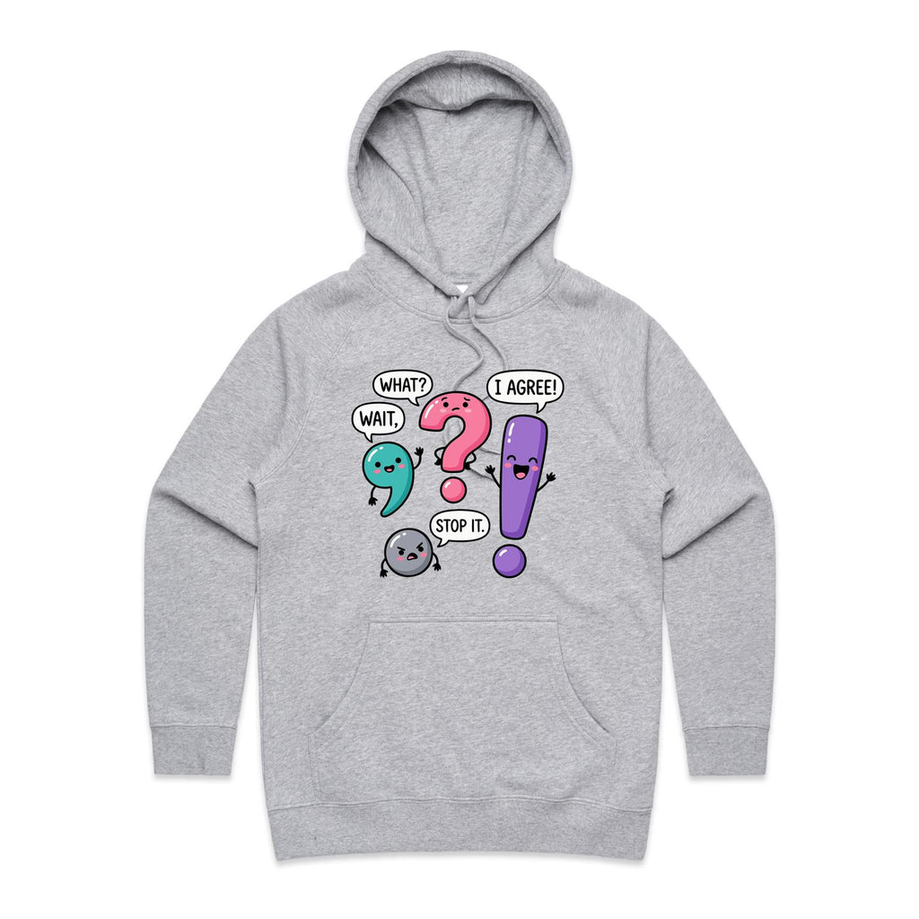 Funny Punctuation Women's AS Colour Hoodie