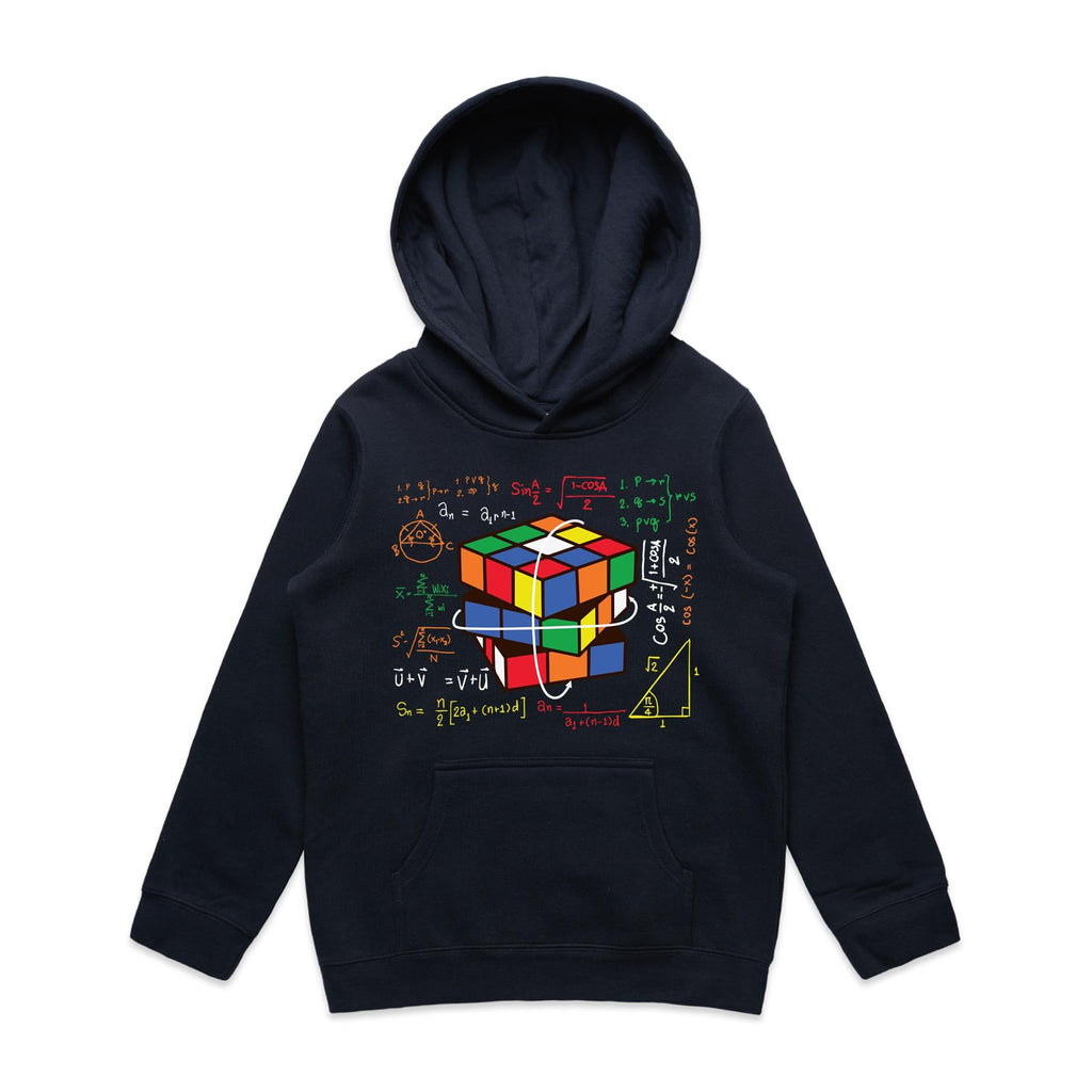 Game Cube Equations Kids AS Colour Hoodie