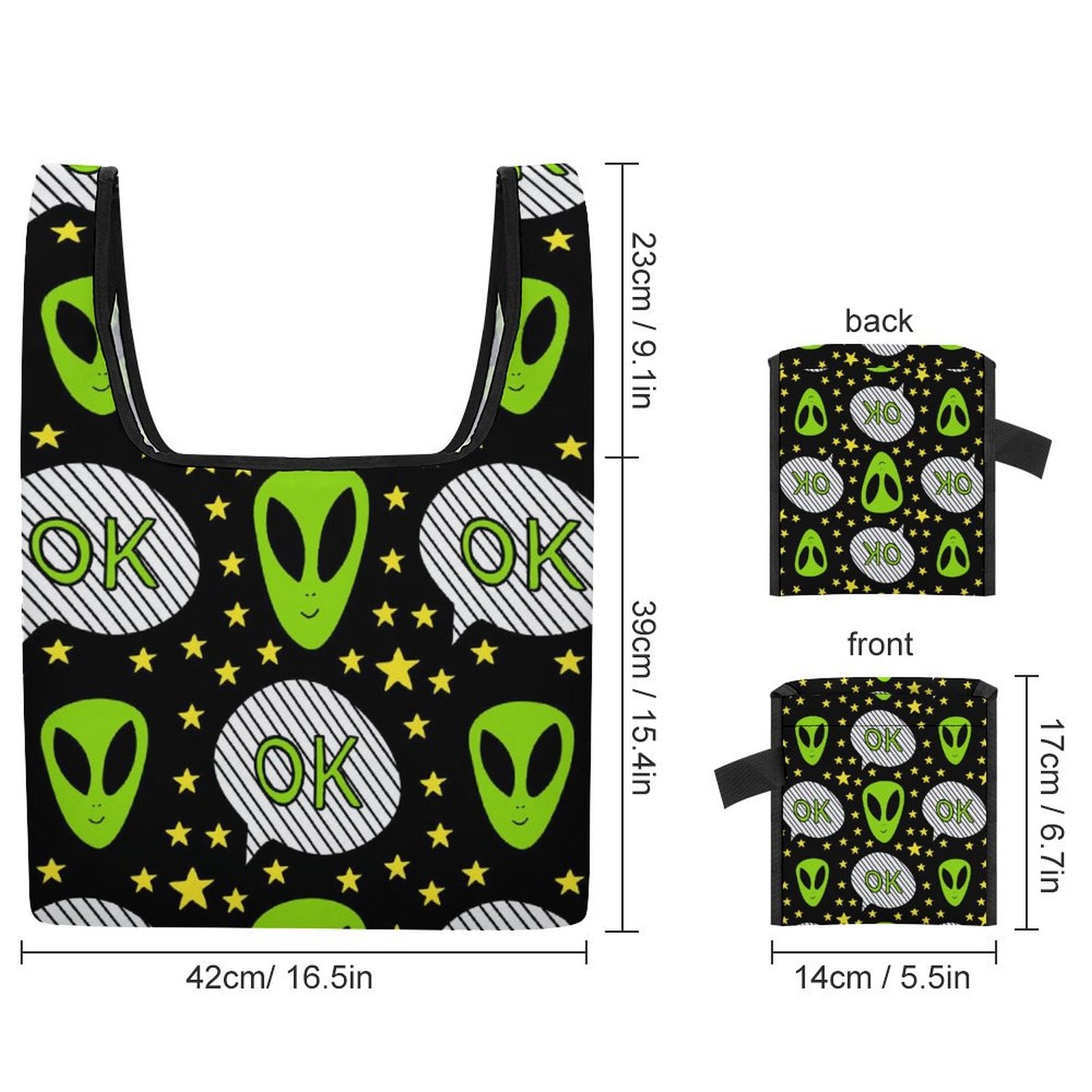 Alien OK - Collapsible Shopping Bag