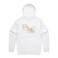 Barista Men's AS Colour Hoodie White Mens Hoodie Coffee Printed In Australia
