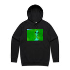 Alien Backing Into Hedge Meme - Mens Hoodie Black Mens Hoodie Printed In Australia Sci Fi