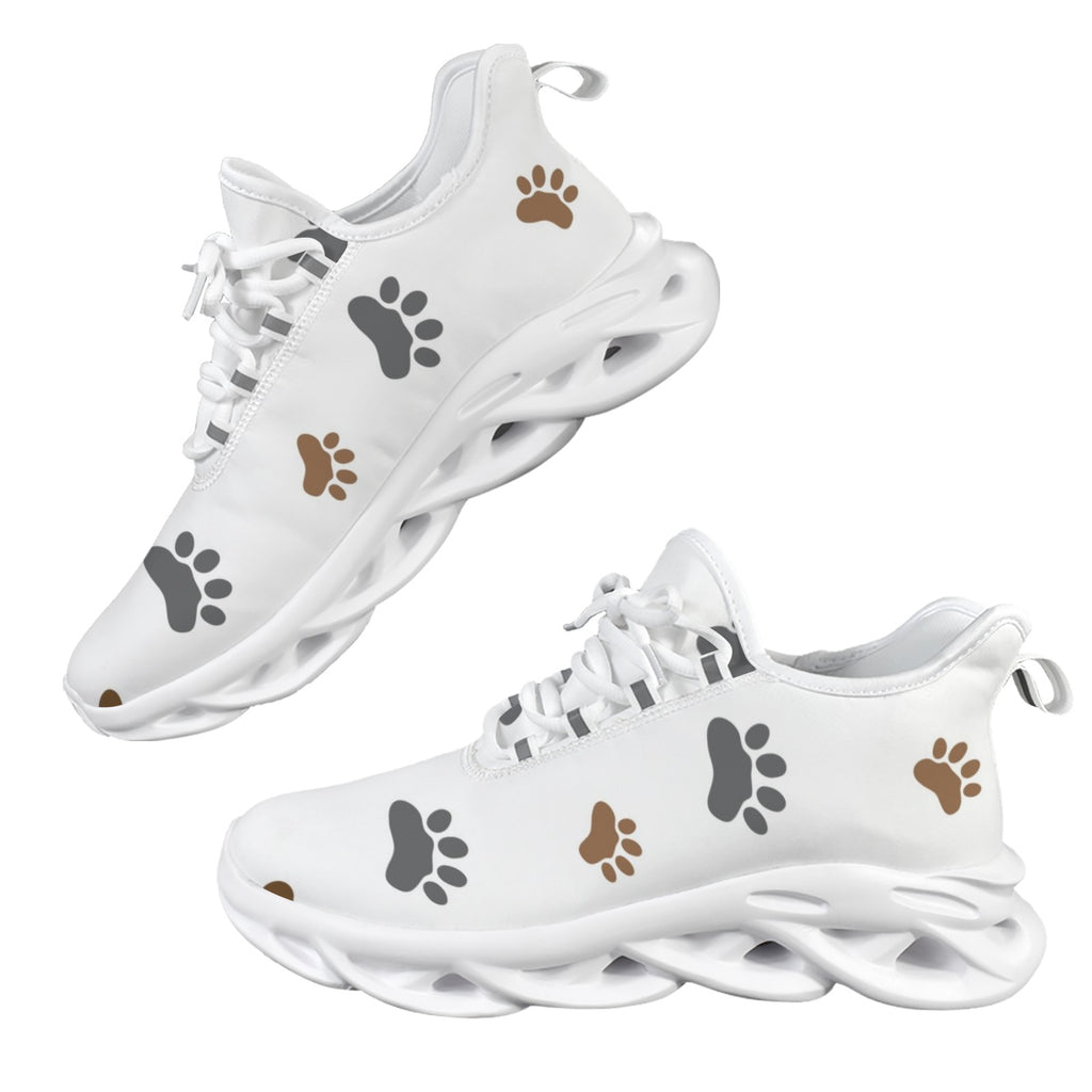 Paw Prints Women's Twisted Sole Sneakers