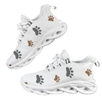 Paw Prints Women's Twisted Sole Sneakers