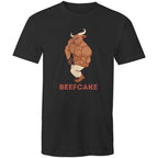 Beefcake - Mens T-Shirt Black Mens T-shirt Fitness Printed In Australia