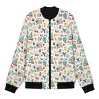 Travel And Explore Men's Casual Zip‑Up Bomber Jacket