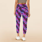 DNA Glow - Women's High Waist Pockets Yoga Leggings