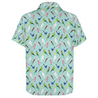 Australian Birds Women's Collared Pocketless Short Sleeve Shirt