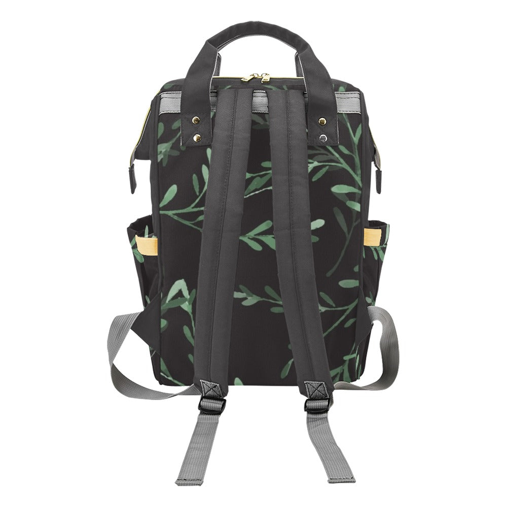 Delicate Leaves - Multi-Function Backpack, Nappy / Diaper Bag
