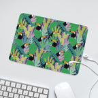 Bright Toucan Leather Mouse Pad Leather Mouse Pad animal Printed Offshore