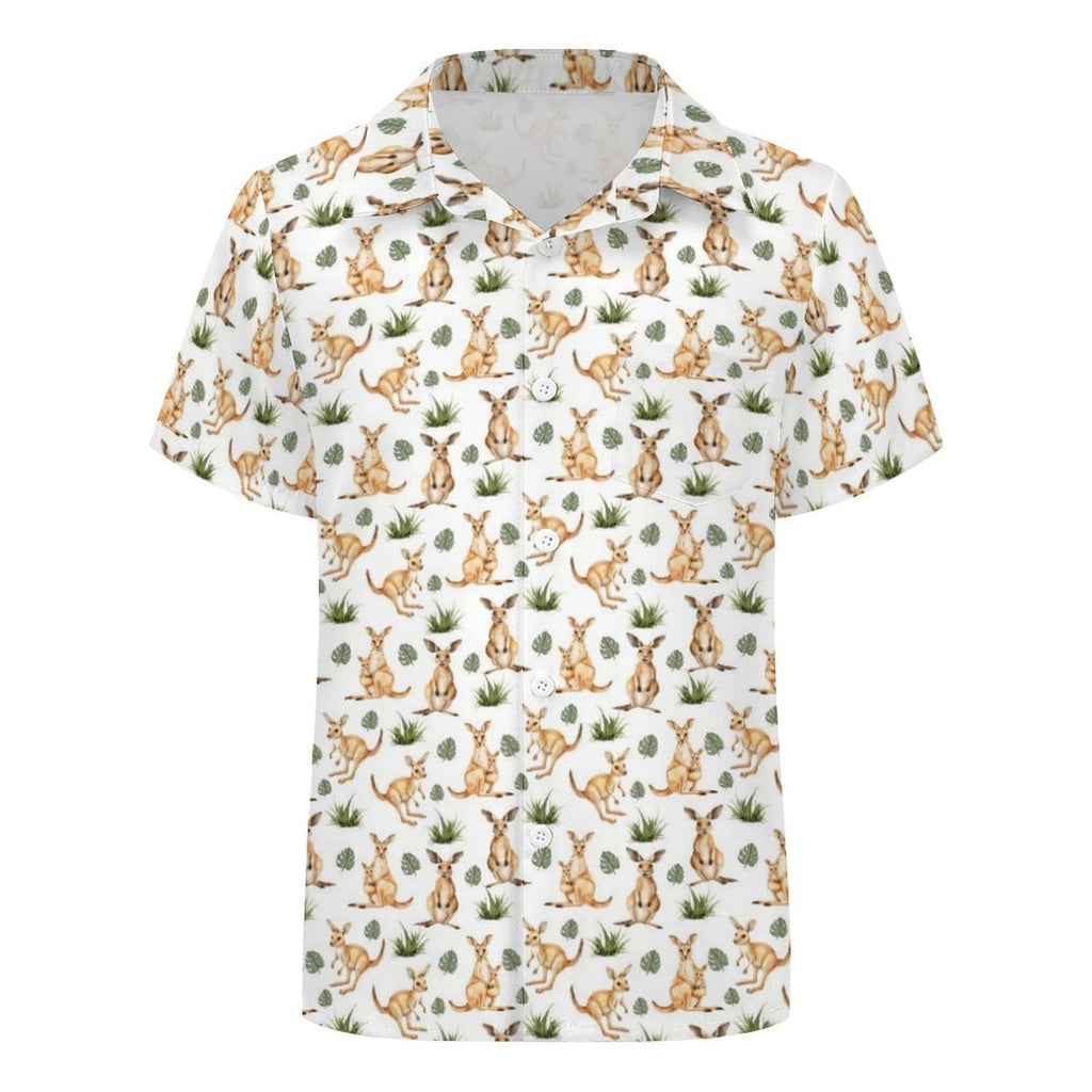 Kangaroos Kids Cotton Short Sleeve Shirt
