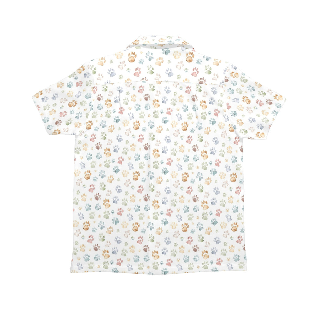Paw Print Senior Kids Hawaiian Shirt
