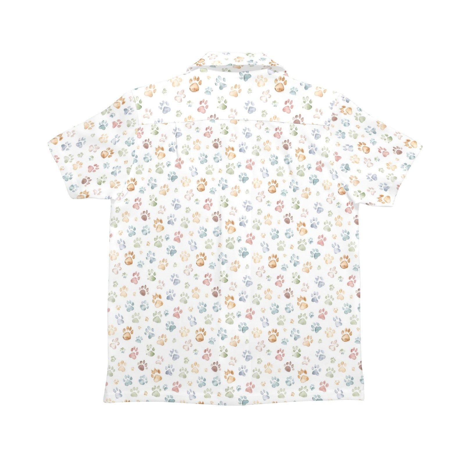 Paw Print Senior Kids Hawaiian Shirt