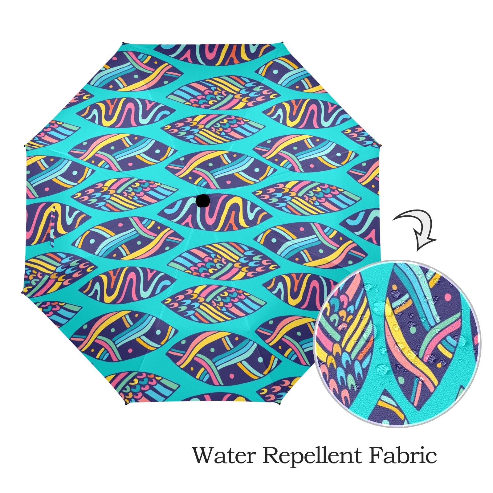 Aloha Surfboards - Semi-Automatic Foldable Umbrella (Model U12) Semi-Automatic Foldable Umbrella (U12)