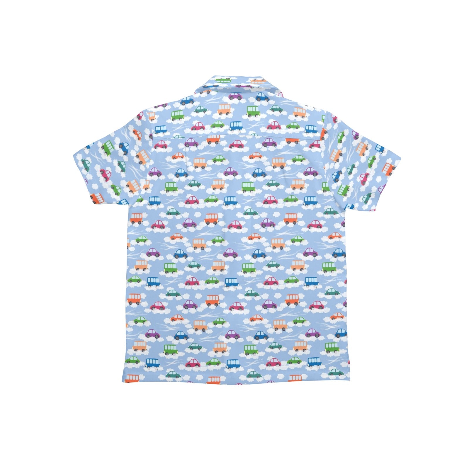Colourful Cars Junior Kids Hawaiian Shirt