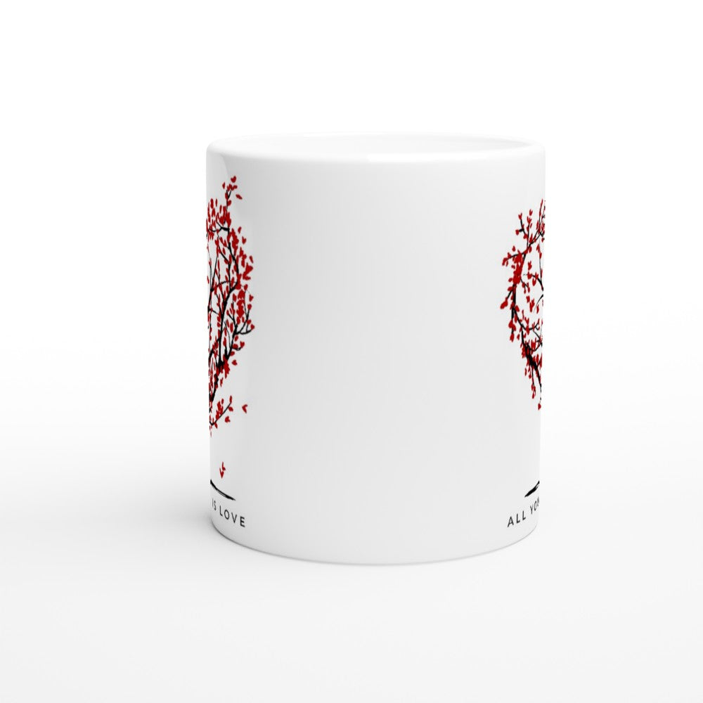 All You Need Is Love - White 11oz Ceramic Mug White 11oz Mug environment Globally Fulfilled love