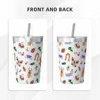 Cute Bugs Small Stainless Steel Travel Mug Cup 12oz/350ml