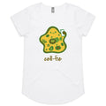 Cell-fie Women's AS Colour Scoop Neck T-Shirt White Womens Scoop Neck T-shirt Printed In Australia Science