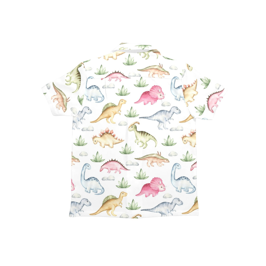 Dinosaur Garden - Junior Kids Hawaiian Shirt