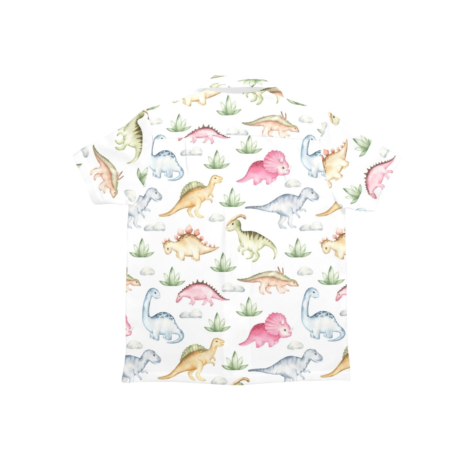 Dinosaur Garden - Junior Kids Hawaiian Shirt