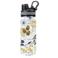 Bird Floral - Insulated Water Bottle with Dual-Use Lid (18oz) One Size Insulated Water Bottle with Dual-Use Lid (18oz) animal Plants Printed Offshore