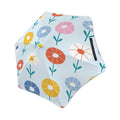 Abstract Cute Flowers Kids Safe Round Corner Umbrella